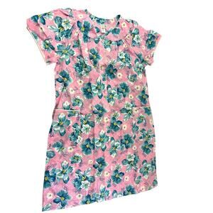 Vintage Kelly Reed Floral Pocketed House Dress Womens 18W CottageCore Granny